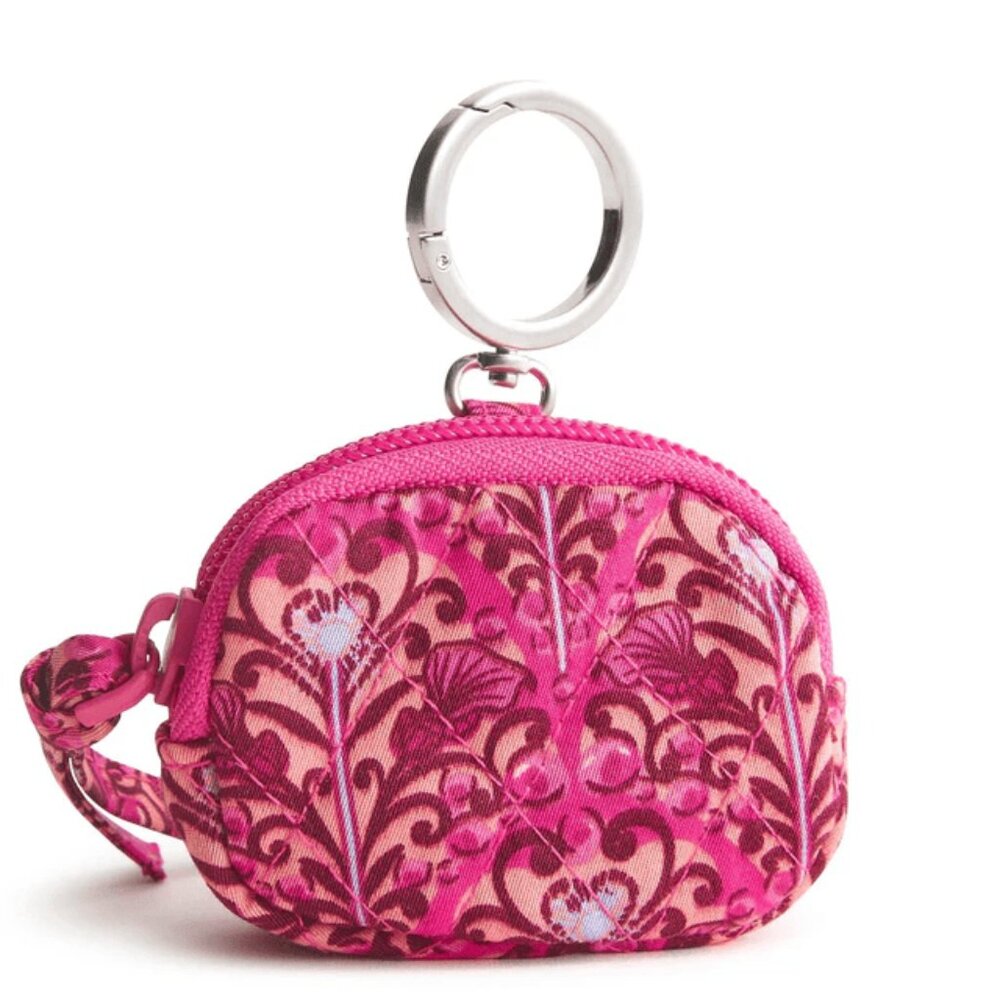 Vera Bradley Wicked Bag Charm for AirPods Bewitching Pink - Picture 2 of 3